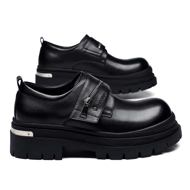 Playboy retro trend biznes qalin pastki kundalik poyabzal erkaklar qora