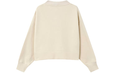 Nike sportswear solid colour padded casual loose knit women's sail white