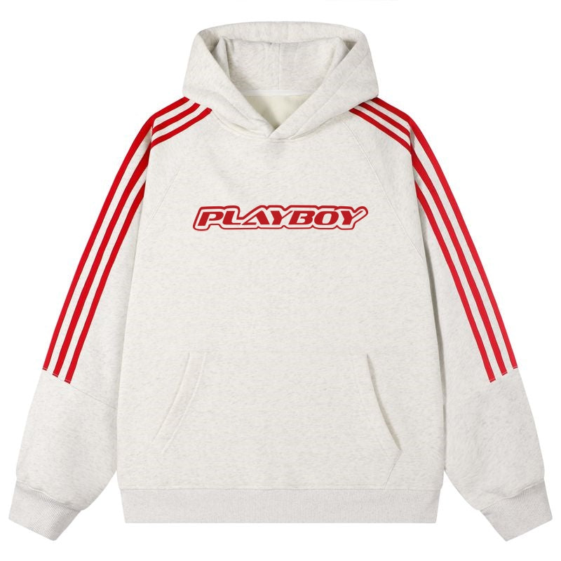 Erkaklar uchun Playboy kapshonli ko'ylagi