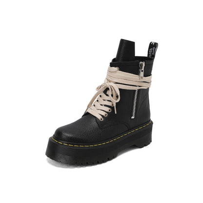 Balletcat модные ботинки на шнуровке женские черные