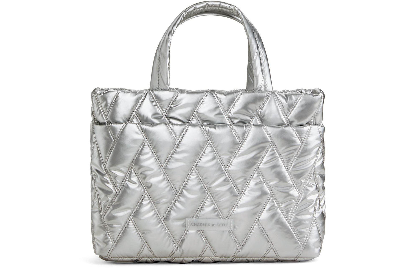 Сумка женская Charles&Keith Diamond Cloud Nylon Quilted Fabric - Boxette Shop