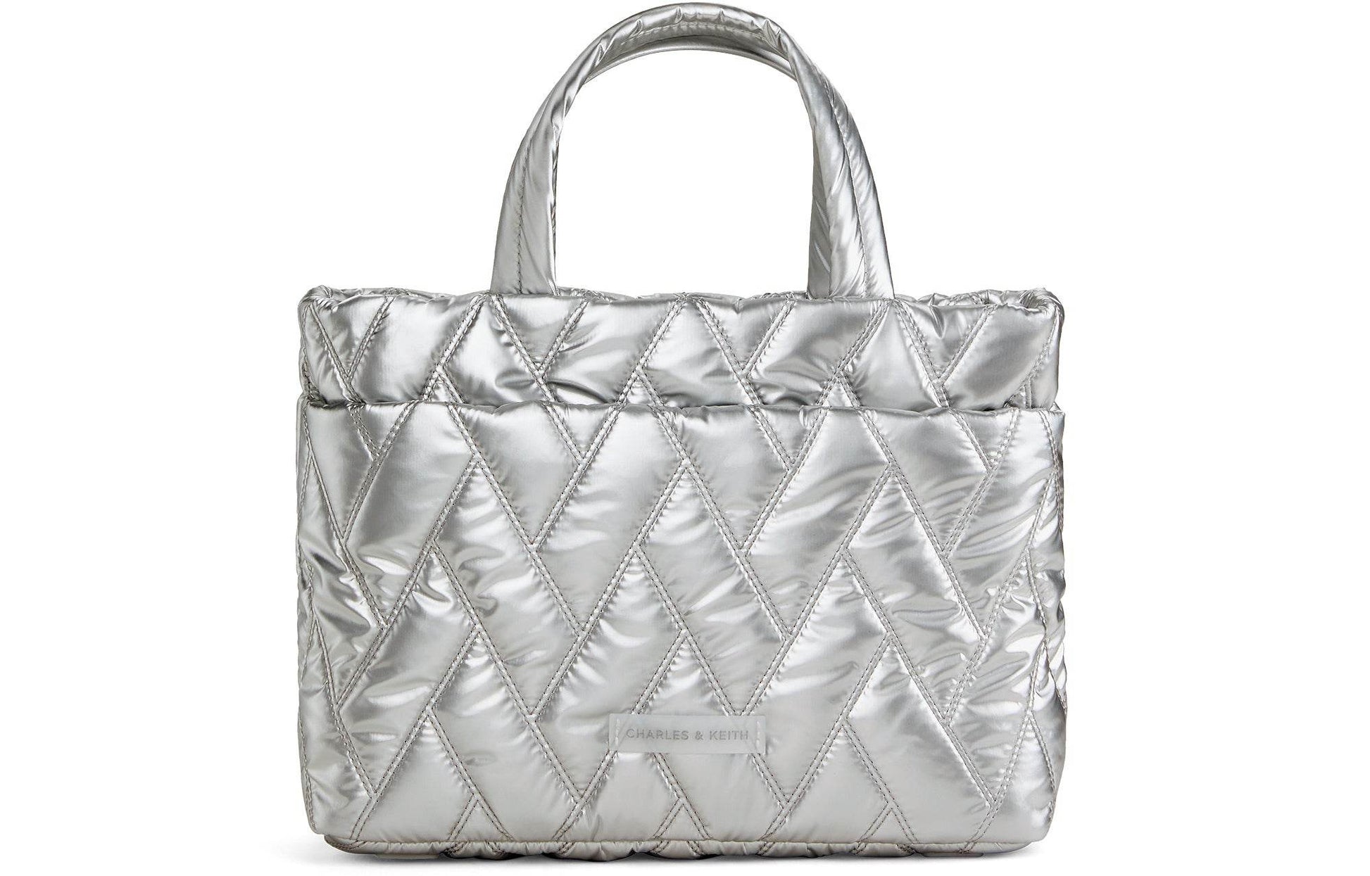 Сумка женская Charles&Keith Diamond Cloud Nylon Quilted Fabric - Boxette Shop