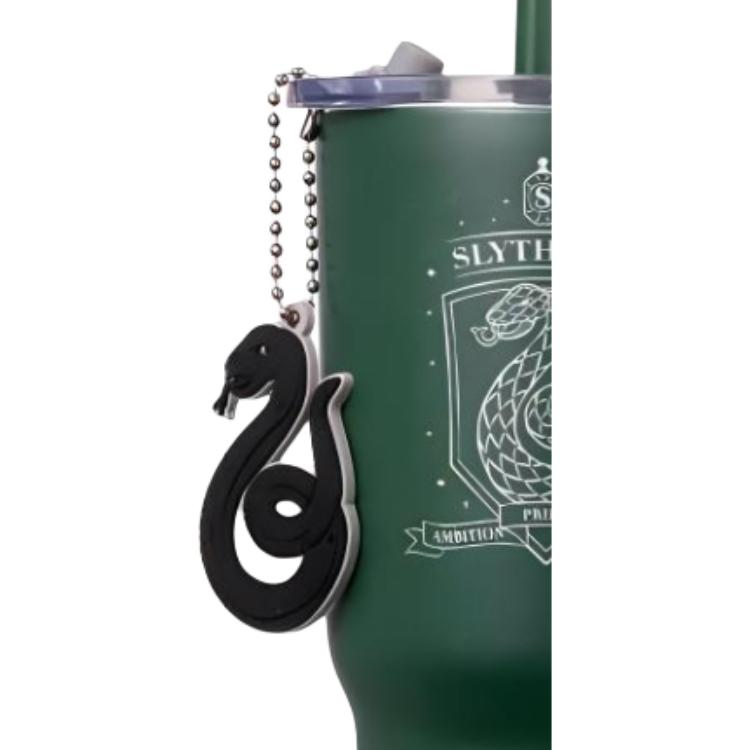 Minty x harry potter совместный бренд harry potter collection college pendant stainless steel straw mug slytherin green 580ml