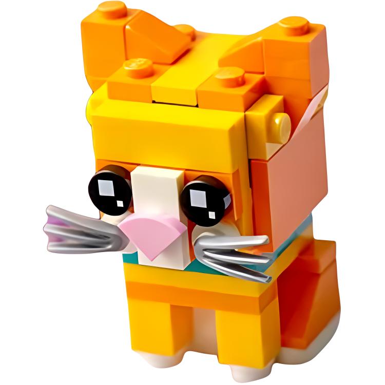LEGO kvadrat boshli sariq yo'lbars (40480)
