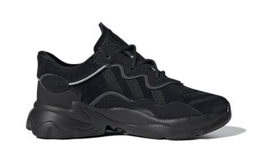 Adidas originals ozweego удобные ударопоглощающие износостойкие низкопрофильные детские повседневные туфли черного цвета для маленьких детей