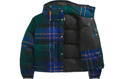 The north face sierra plaid large pocket hooded jacket women's