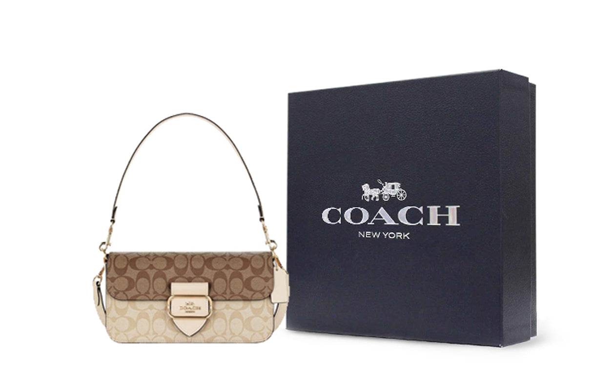 Сумка женская Coach Morgan 27 Classic Old Flower Buckle - Boxette Shop
