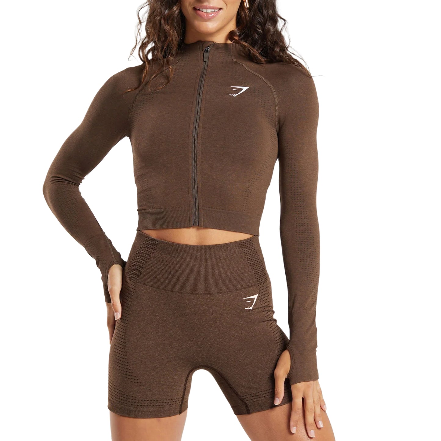 Лонгслив спортивный женский Gymshark Vital Seamless 2.0