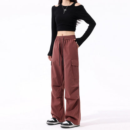 Paddy julia yapon retro tekis rangli plili cho'ntaklar bo'sh tekis parda universal asosiy modellar kundalik kombinezonlar erkaklar va ayollar modellari