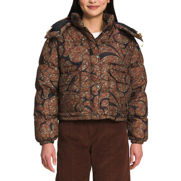The north face the north face sierra loose fit short warm breaded down jacket women's brown
