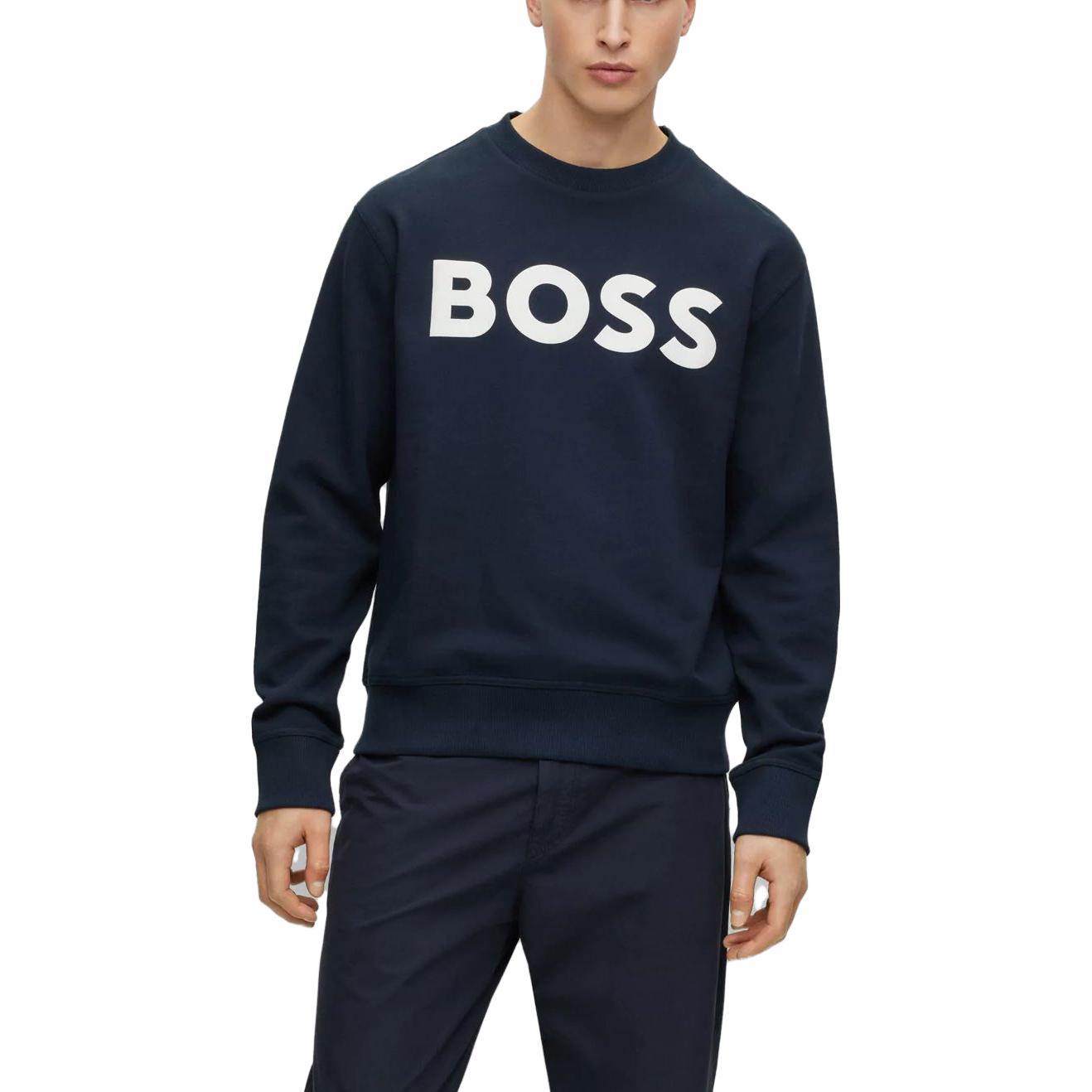 Свитшот мужской Hugo Boss Letter Print Long Sleeve S - Boxette Shop