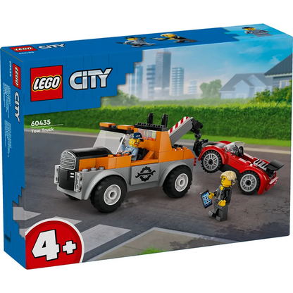 Конструктор LEGO "Прицеп спасателей на дороге со спортивным автомобилем" (60435)