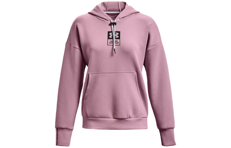 Under armour andromeda summit knit hooded training sweatshirt women's pink