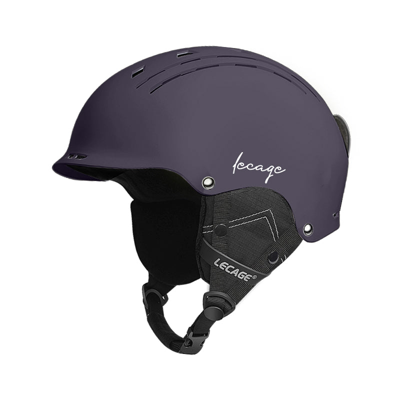 Lecage lecage ветрозащитный анти-туман магнитный снег очки теплая маска сочетание abs безопасности аварии лыжный шлем