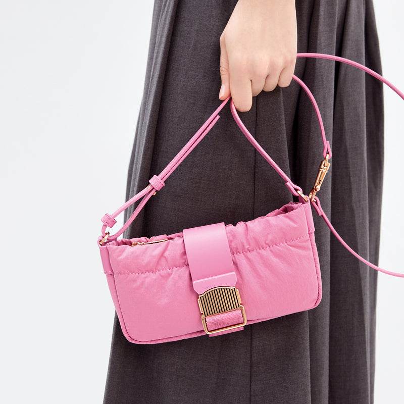 Сумка женская Charles&Keith Puffy Hundred Models Fudge - Boxette Shop