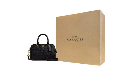 Сумка женская Coach Rowan 17 Printed Logo - Boxette Shop