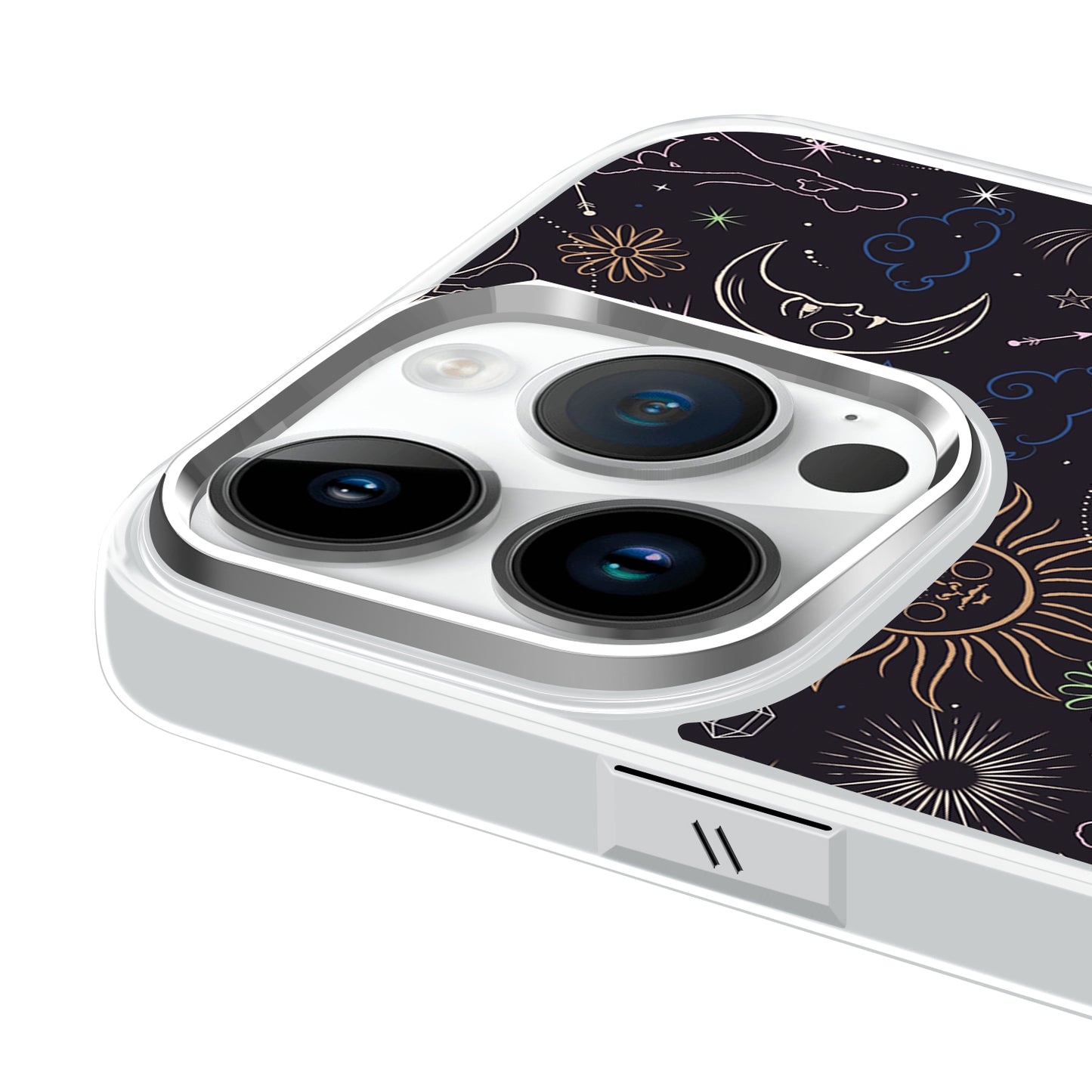 Disney ABS+PC materiali ijodiy to'lqini Mikki bosmaxona uchun yuqori sifatli metall bo'yoq oynasi qo'riqchisi olma/olma 16promax/plus/iphone15/14/13pro multfilm animatsiyasi uchun muzli shisha telefon qutisi