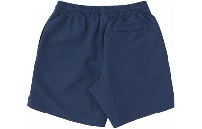 New Balance brendi logotipi kashtado'zlik kundalik elastik sport shortilari to'q ko'k erkaklar