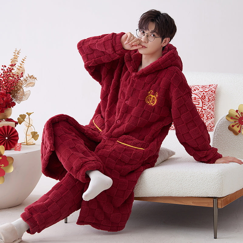 Yizhuang erkaklar pijamasi