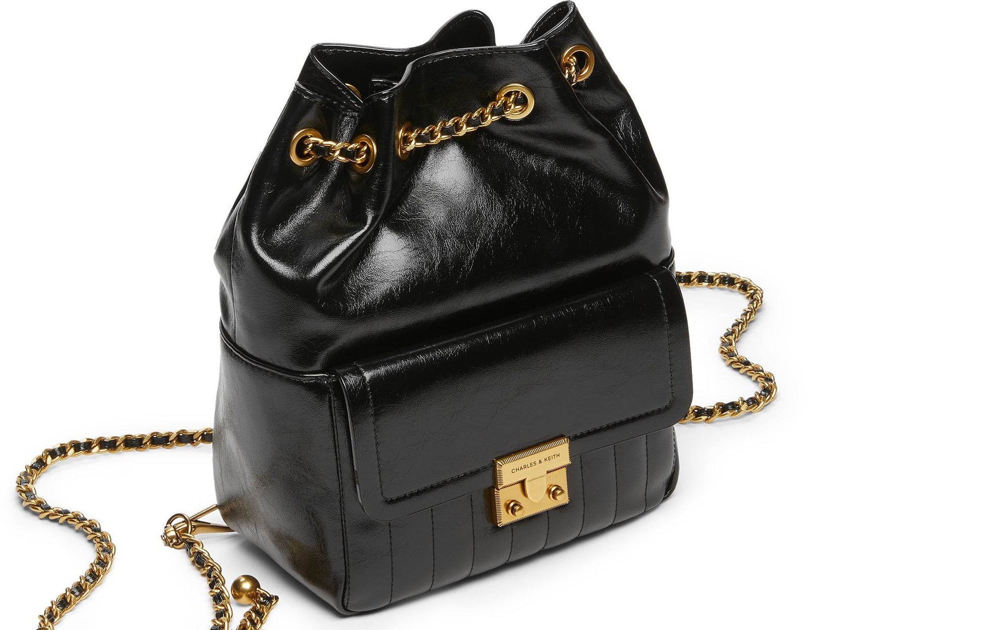 Сумка женская Charles&Keith Commuter Multi-purpose Chain Pleated - Boxette Shop