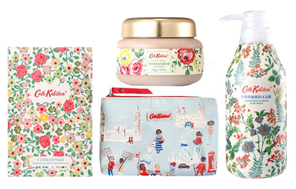 Cath kidston набор гелей-скрабов для душа "грейпфрут" успокаивающий и ароматный набор из 4/6