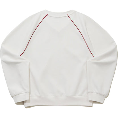 Le coq sportif bo'shashgan v-bo'yinli uzun yengli pullover kozok ayollar