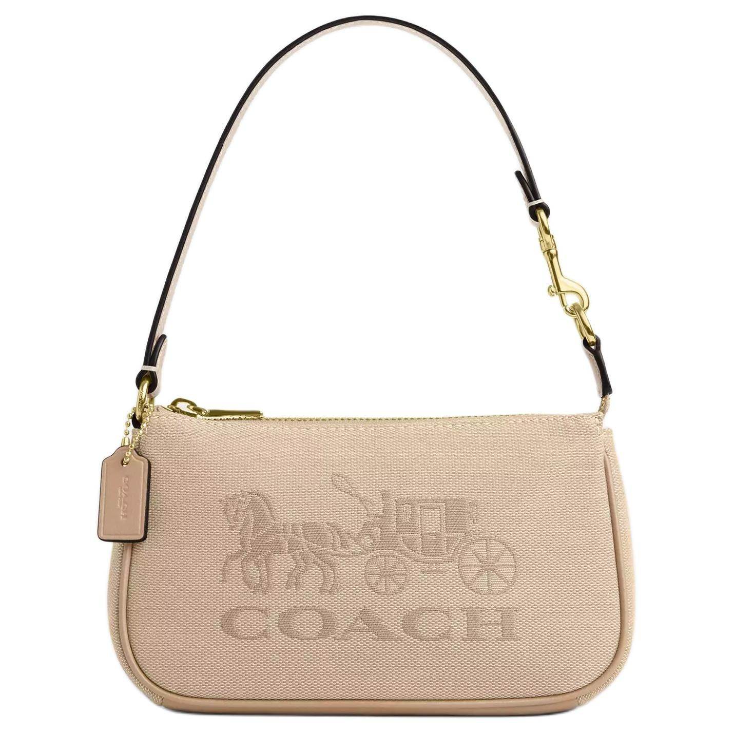 Сумка женская Coach Nolita 19 Classic Carriage Logo Canvas - Boxette Shop