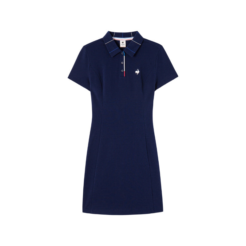 Ayollar uchun Le Coq Sportif uch rangli ko'ylagi