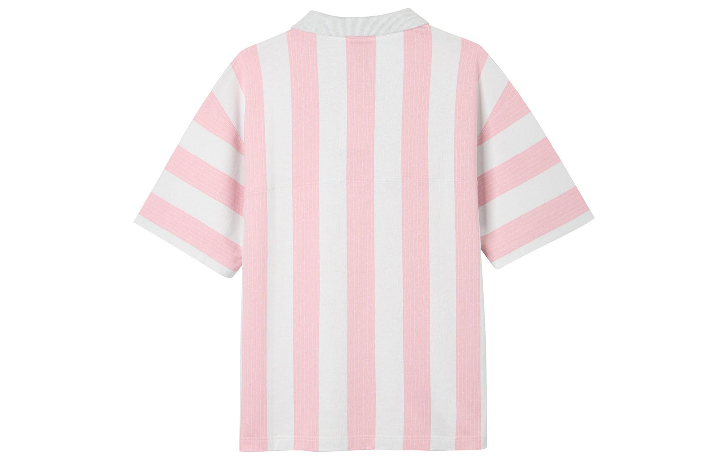 Nike colour block stripe casual printed short sleeve drop sleeve t-shirt women's pink - Boxette Shop