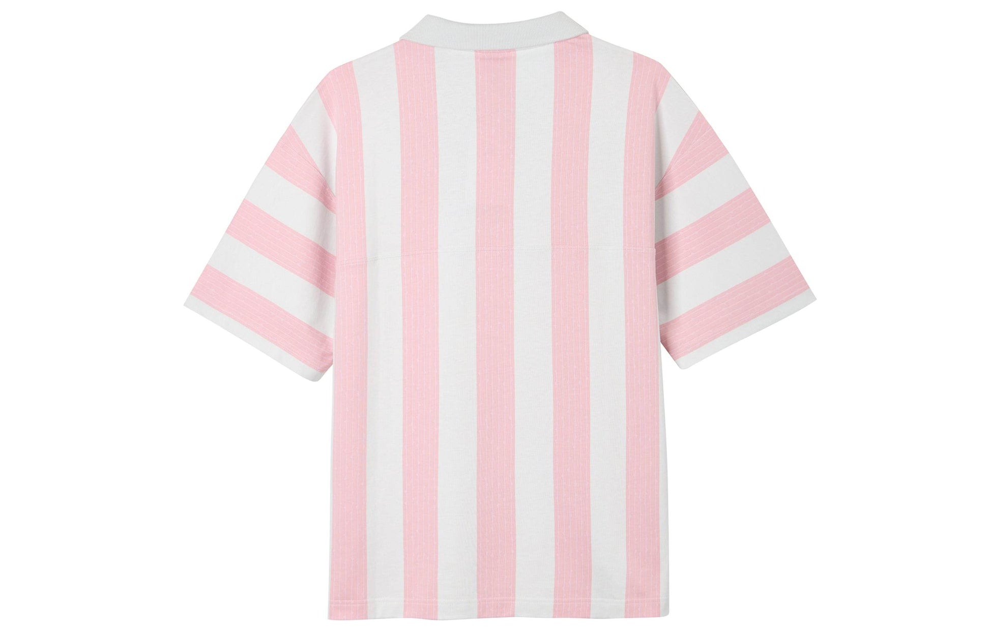 Nike colour block stripe casual printed short sleeve drop sleeve t-shirt women's pink - Boxette Shop