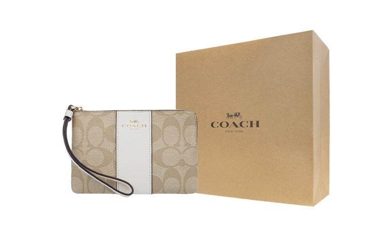 Сумка женская Coach Corner Zip 16 Old Flower Canvas - Boxette Shop