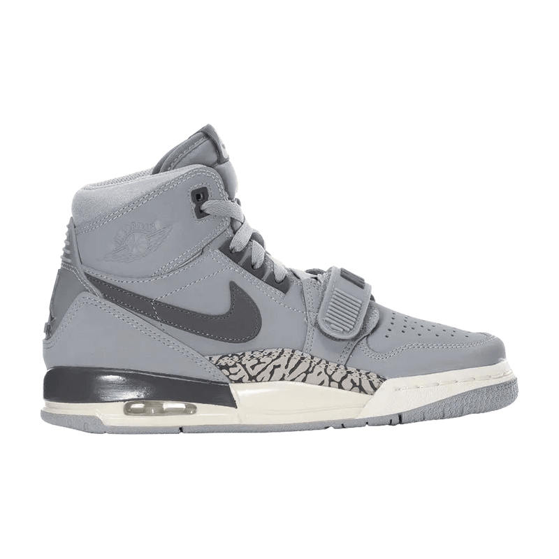 Кроссовки детские Jordan legacy leather grey wolf - Boxette Shop
