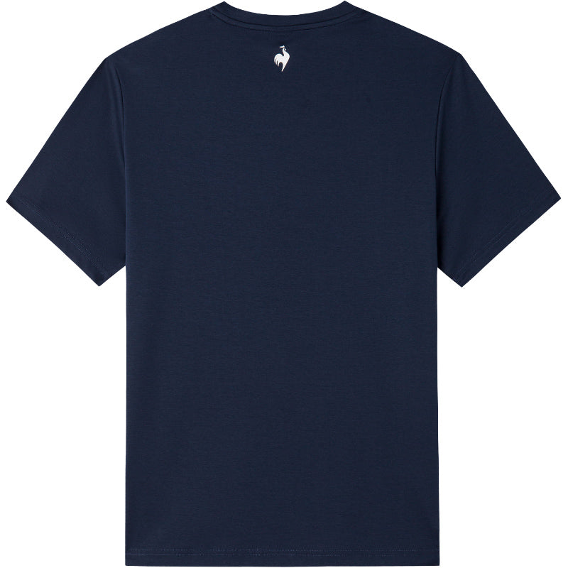 Le coq le coq sportif ss24 Fransuz xo'rozi harflari bosma universal sport qisqa yengli erkaklar futbolkasi