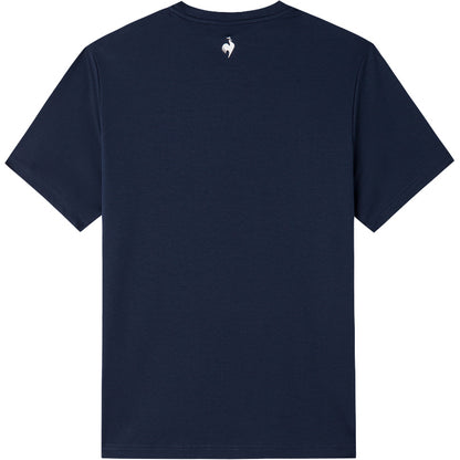 Le coq le coq sportif ss24 Fransuz xo'rozi harflari bosma universal sport qisqa yengli erkaklar futbolkasi