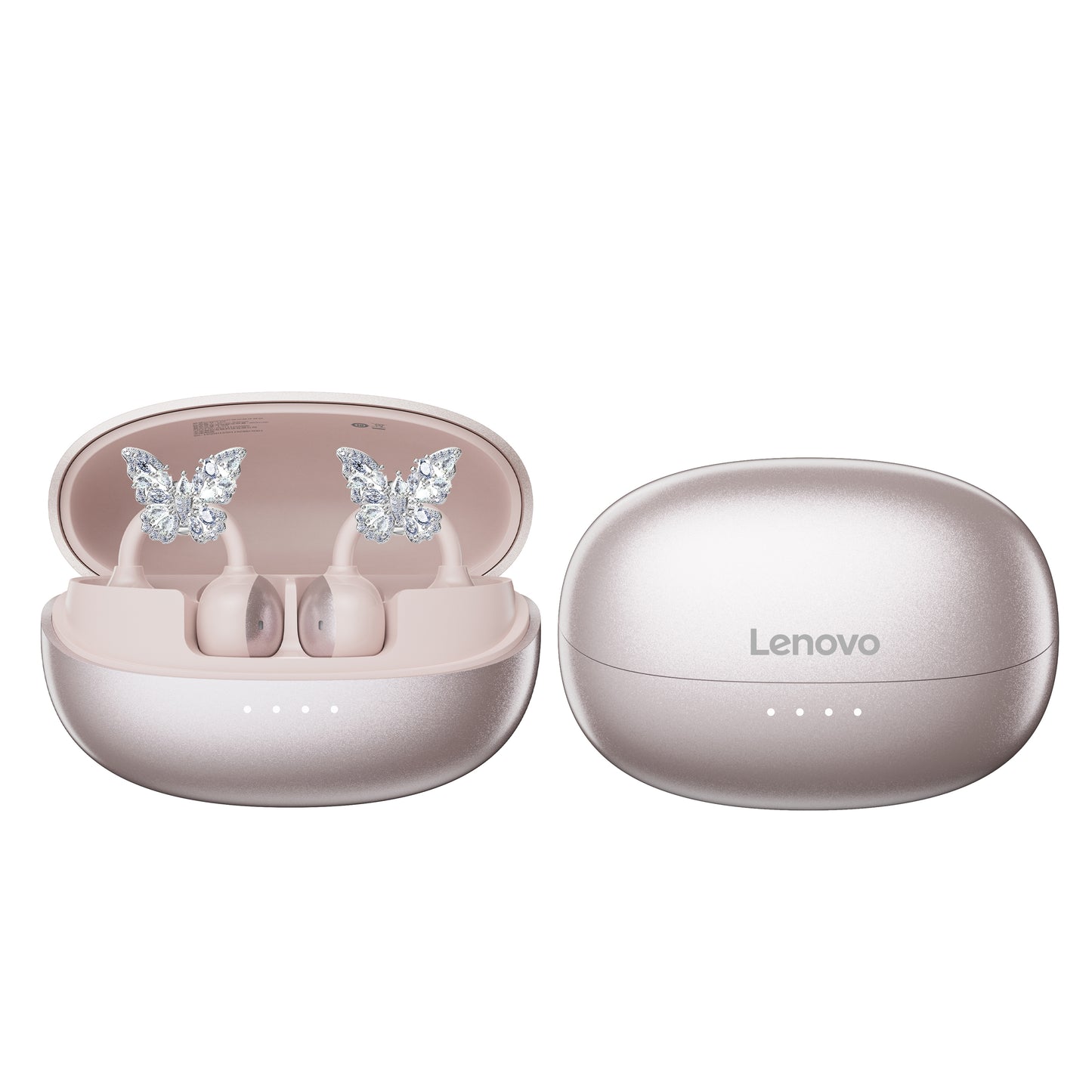 Lenovo lenovo k06 ослепительные разноцветные серьги-бабочки тип зажима для уха шумоподавление при звонках обновленный bluetooth 5.4 спортивные игры игровой кинотеатр imax уровень качества звука студенческая вечеринка высокая стоимость apple huawei xiaomi