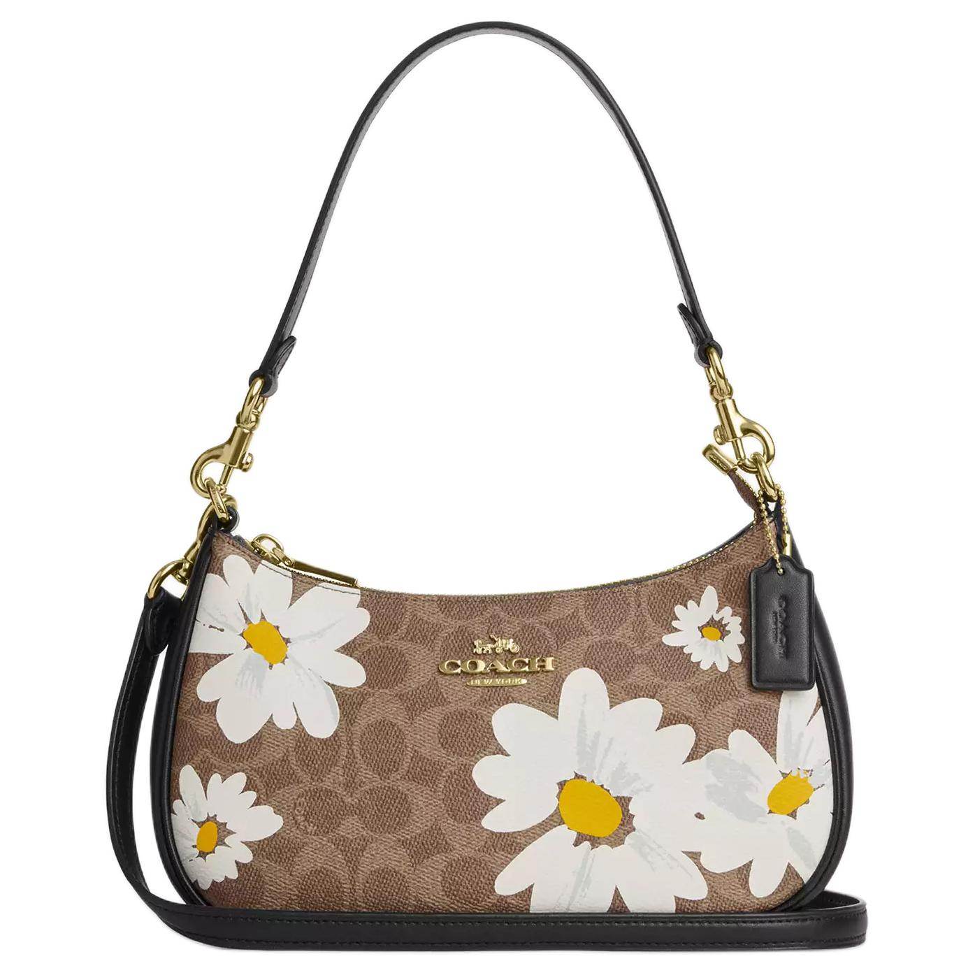 Сумка женская Coach Teri 24 Floral Print Brand Logo - Boxette Shop