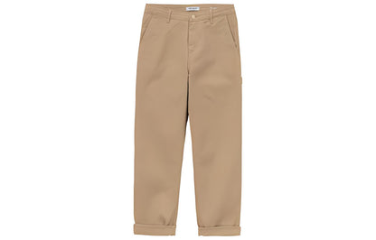 Ayollar Carhartt WIP Qattiq rangli tekis oyoqli kundalik shimlar