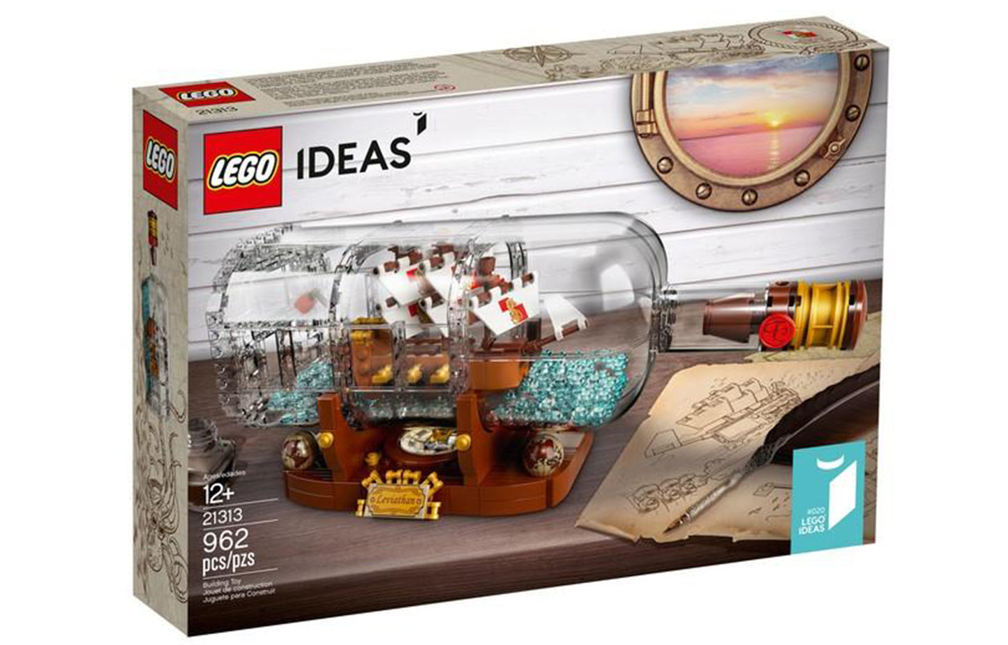 LEGO g'oyalari shishada jo'natiladi