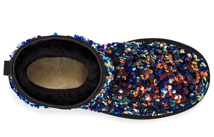 Сапоги женские Ugg Classic Mini Stellar Sequin Padded - Boxette Shop