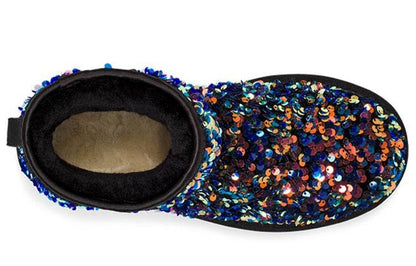 Сапоги женские Ugg Classic Mini Stellar Sequin Padded - Boxette Shop