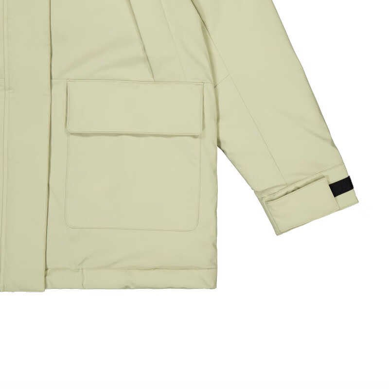 Yangi balansli bir tekis rangli fermuarli qalpoqli shamolga chidamli issiq past ko'ylagi ayollar yashil