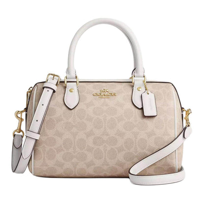 Сумка женская Coach Rowan 25 Branded Logo Zip Closure - Boxette Shop