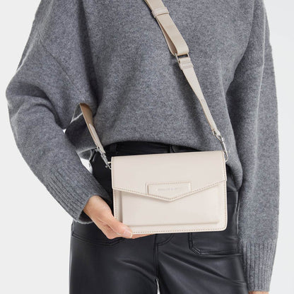 Сумка женская Charles&Keith Simple Wide Strap Square Envelope - Boxette Shop