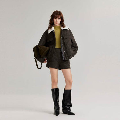 Шорты женские Elle curry check - Boxette Shop