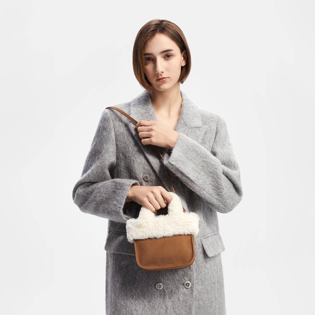 Сумка женская Charles&Keith Plush Collection Soft - Boxette Shop