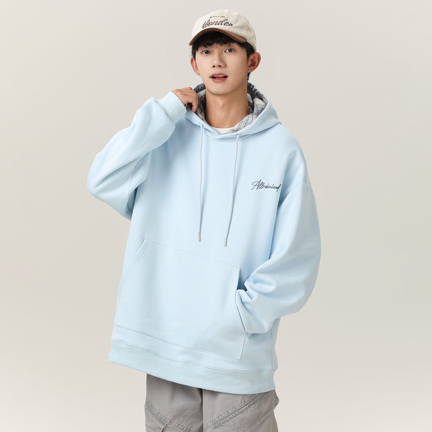 Robinhood erkaklar uchun kapshonli ko'ylak