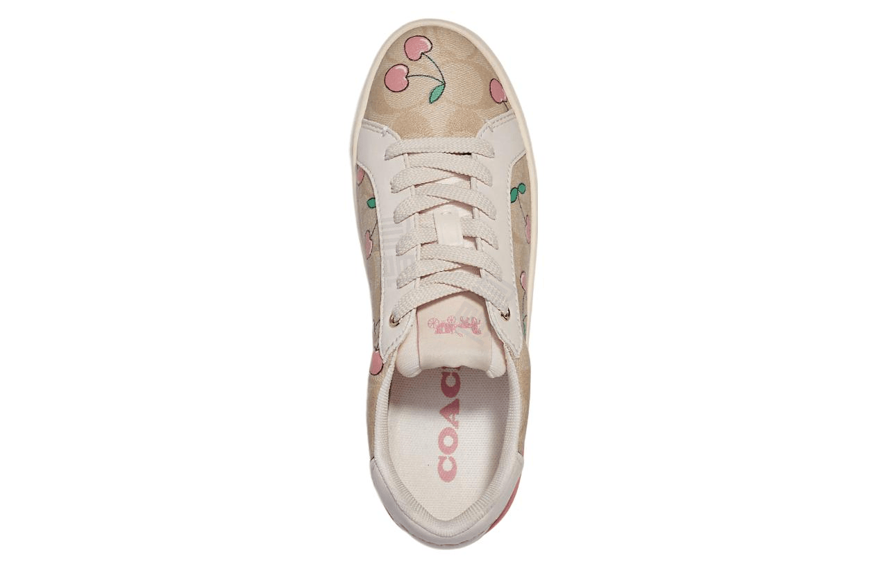 Кроссовки женские Coach Heart Cherry Print Low Top - Boxette Shop