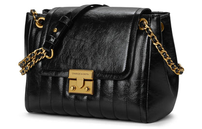 Сумка женская Charles&Keith Encore Vertical Check Chain Underarm - Boxette Shop