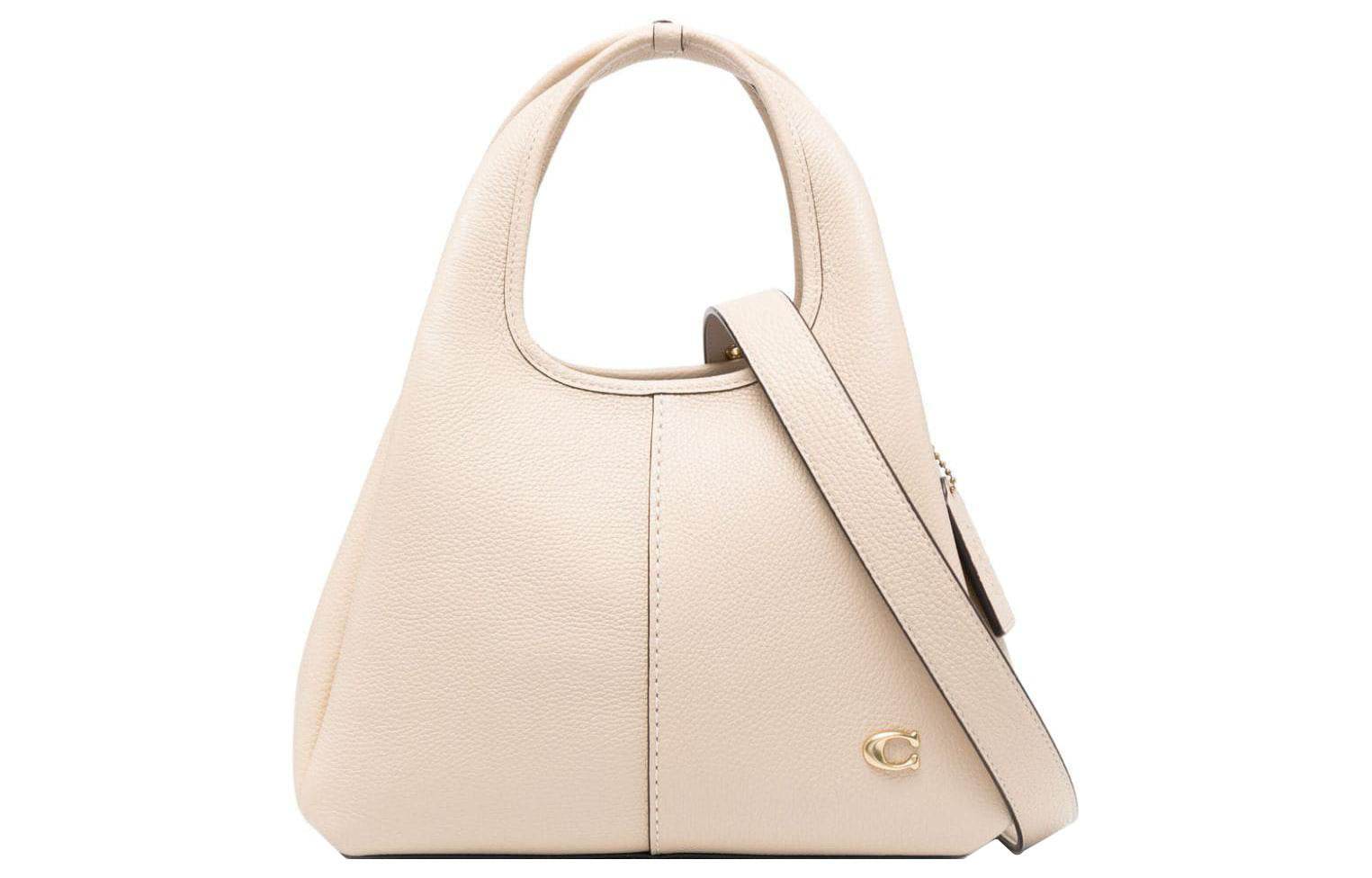 Сумка женская Coach Lana Logo Simple Solid Colour Leather - Boxette Shop