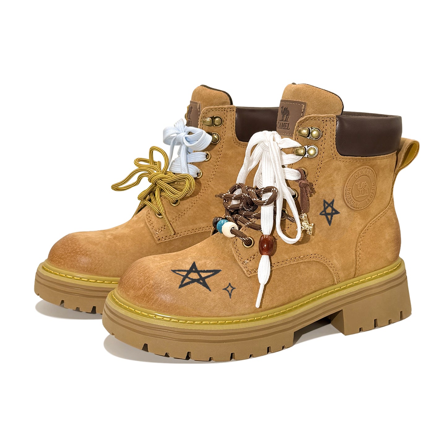 Ботинки женские Camel Gobi Star Painted Martin Boots